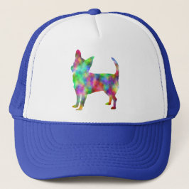 Multi Color Chihuahua Hat Truckerkappe