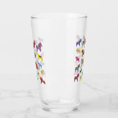 Multi Color Dala Pferde Glas (Links)