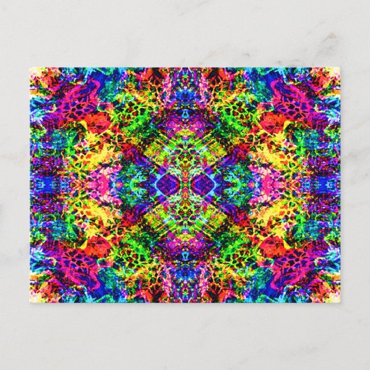Multi Color Dream Notes-Karte Postkarte (Vorderseite)