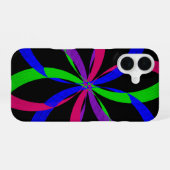 Multi Color Figure 8 Geometric iPhone 16 Case Hülle (Rückseite (Horizontal))