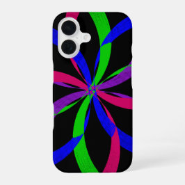 Multi Color Figure 8 Geometric iPhone 16 Case Hülle