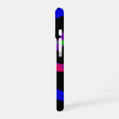 Multi Color Figure 8 Geometric iPhone 16 Case Hülle (Linke Seite)