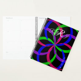 Multi Color Figure 8 Geometric Planner Planer