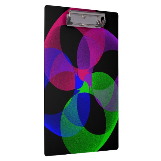 Multi Color Fusion Geometric Clipboard Klemmbrett (Rechts)