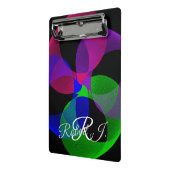 Multi Color Fusion Geometric Mini Clipboard Klemmbrett (Gewinkelt2)