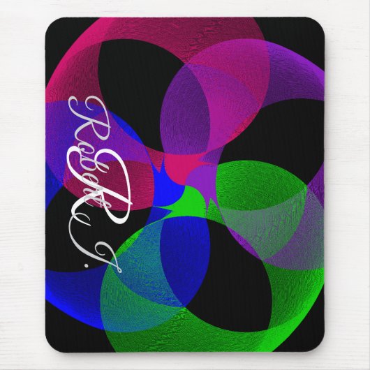 Multi Color Fusion Geometric Mouse Pad Mousepad (Vorne)