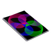 Multi Color Fusion Geometric Spiral Notebook Notizblock (Rechte Seite)