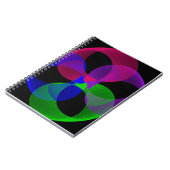 Multi Color Fusion Geometric Spiral Notebook Notizblock (Linke Seite)