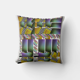 Multi Color Geometric Decorator  Kissen