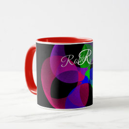 Multi Color Geometric Fusion Coffee Mug Tasse