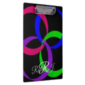 Multi Color Interchange Geometric Clipboard Klemmbrett (Rechts)