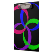 Multi Color Interchange Geometric Clipboard Klemmbrett (Links)
