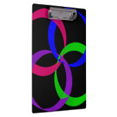 Multi Color Interchange Geometric Clipboard Klemmbrett (Rechts)