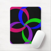 Multi Color Interchange Geometric Mouse Pad Mousepad (Mit Mouse)