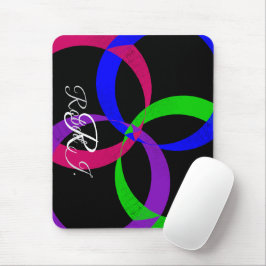 Multi Color Interchange Geometric Mouse Pad Mousepad