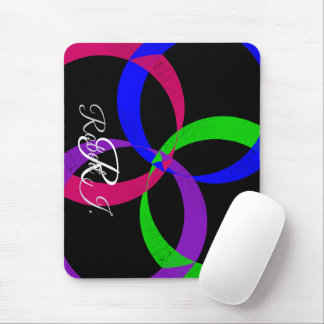 Multi Color Interchange Geometric Mouse Pad Mousepad