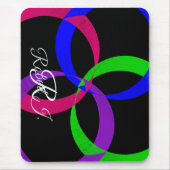 Multi Color Interchange Geometric Mouse Pad Mousepad (Vorne)