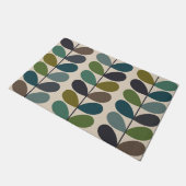 Multi-Color Moderner Multi-Stamm-Kingfischer Fußmatte (Schrägansicht)