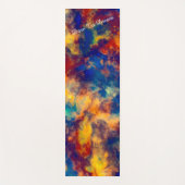 Multi-Color-Splash-Dare zu träumen, anpassbar Yogamatte (Vorderseite)