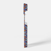 Multi-color Tile Pattern iPhone Hülle (Linke Seite)