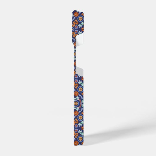 Multi-color Tile Pattern iPhone Hülle (Linke Seite)