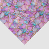 Multi-Color Watercolor Mosaic Sea Glass  Seidenpapier (Ausschnitt)