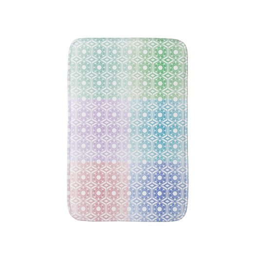 Multi-Colored Bath Mat Badematte (Vorderseite Vertikal)