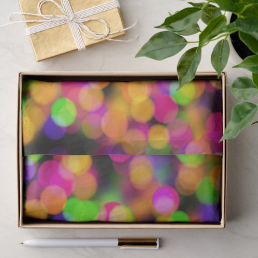 Multi-Colored Bokeh Seidenpapier (Geschenk)