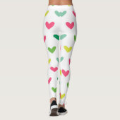 Multi-Colored Heart Pop Leggings (Rückseite)