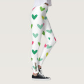 Multi-Colored Heart Pop Leggings (Rechts)