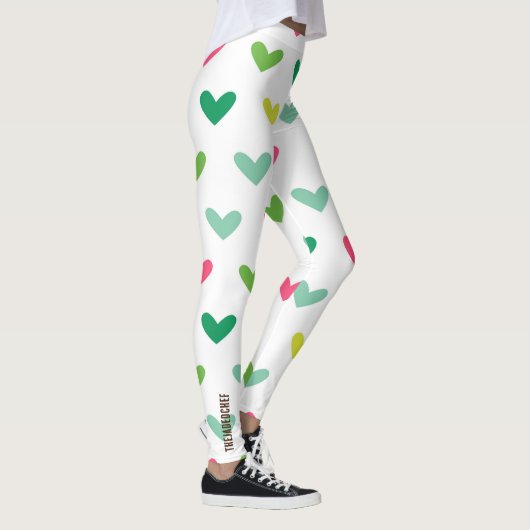 Multi-Colored Heart Pop Leggings (Rechts)