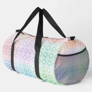 Multi-Colored Large Duffle Bag