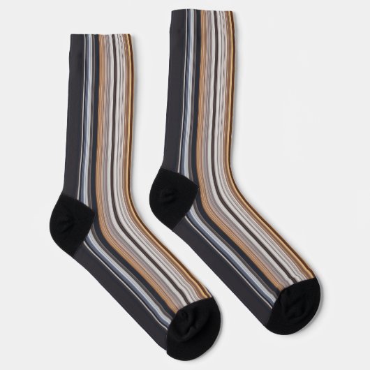 Multi Colored Lines  Socken (Rechts)