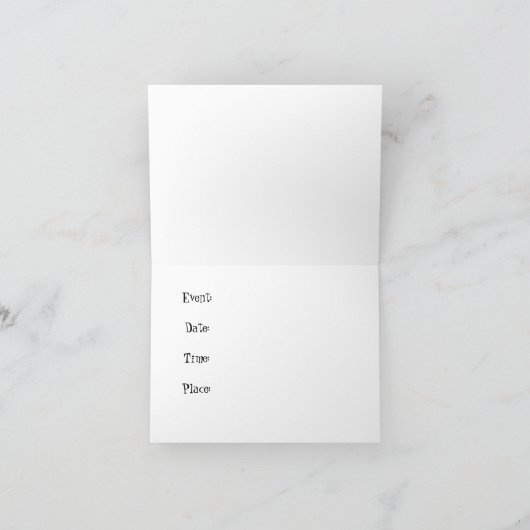 Multi-Colored Party Invitation Einladung (Innenseite)