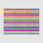 Multi-Colored Textile Stripes Seidenpapier (Vorderseite)