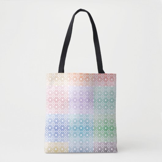 Multi-Colored Tote Tasche (Vorderseite)