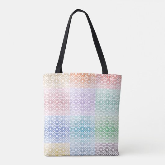 Multi-Colored Tote Tasche (Rückseite)