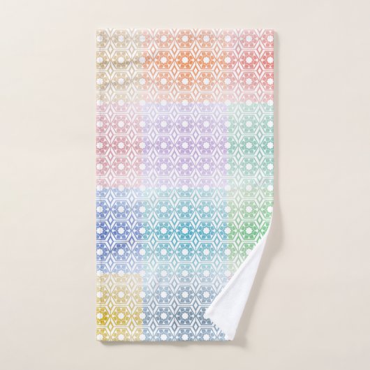 Multi-Colored Towel Badhandtuch Set (Handtuch)