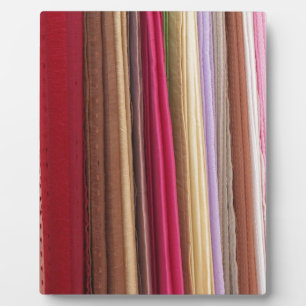 Multi Coloured Cloth Fabric Pattern Fotoplatte