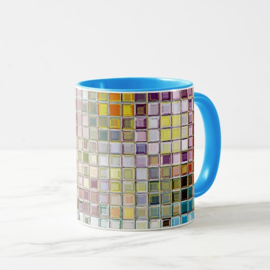 Multi Confetti-sonnige Blumengewohnheits-Tasse Tasse (VorderseiteRechts)