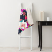 Multi-Cultural Women's Faces Pattern, Ihr Name Sherpadecke (Beispiel)