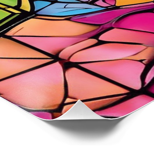 Multi-D-Opaleszenz Poster (Ecke)