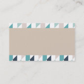 Multi-Diamond-Muster-Visitenkarten Visitenkarte (Rückseite)