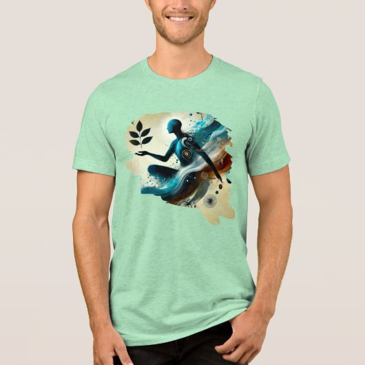 Multi Dimensions - Abstrakt Art T - Shirt (Vorderseite)