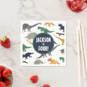 Multi Dinosaurier Party Napkins Serviette (Beispiel)