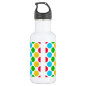 Multi-Dot Mit Monogramm Golfgetränk Edelstahlflasche (Rückseite)