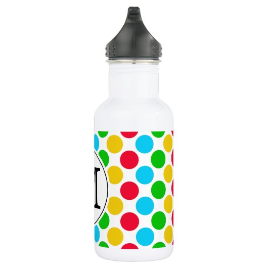 Multi-Dot Mit Monogramm Golfgetränk Edelstahlflasche (Rechts)
