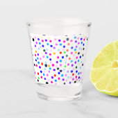 Multi. Dots Shot Glas (Vorderseite)