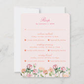 Multi Event Boho Chic Maximalist RSVP Karte (Vorderseite)