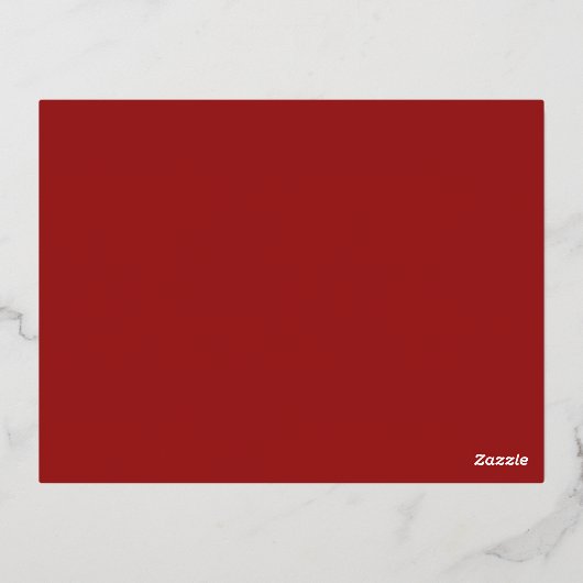 Multi Event Lotus Blume Indian Wedding RSVP Card Folie Einladungspostkarte (Rückseite)